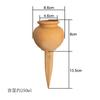 Terracotta & White Ceramic Self‑Watering Spike Automatic Plant Waterer for Potted Plants