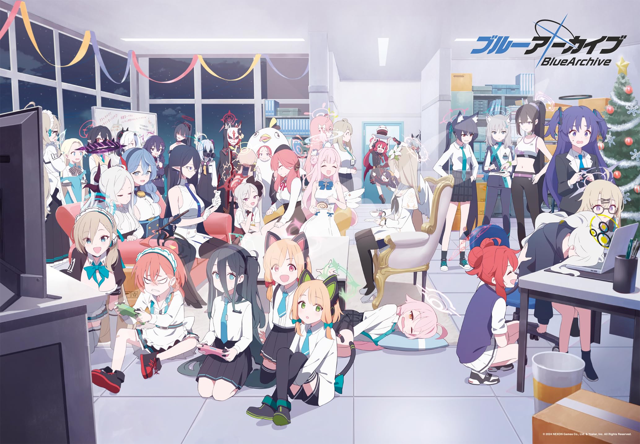 Blue Archive 1st Anniversary Party 1000 Piece Jigsaw Puzzle (1000T-523)