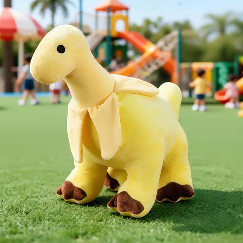 New Style Cute Tyrannosaurus Rex Plush Doll - Banana Dinosaur Mascot 30cm 0.2kg
