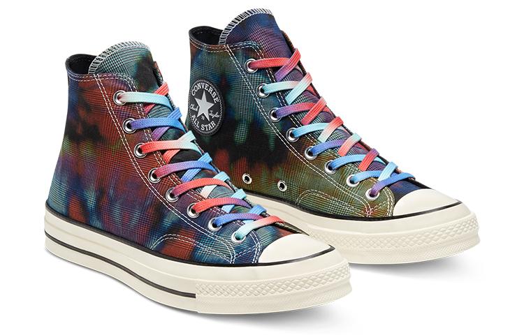 Chuck 70 Converse High 'Tie Dye Plaid' 168752C