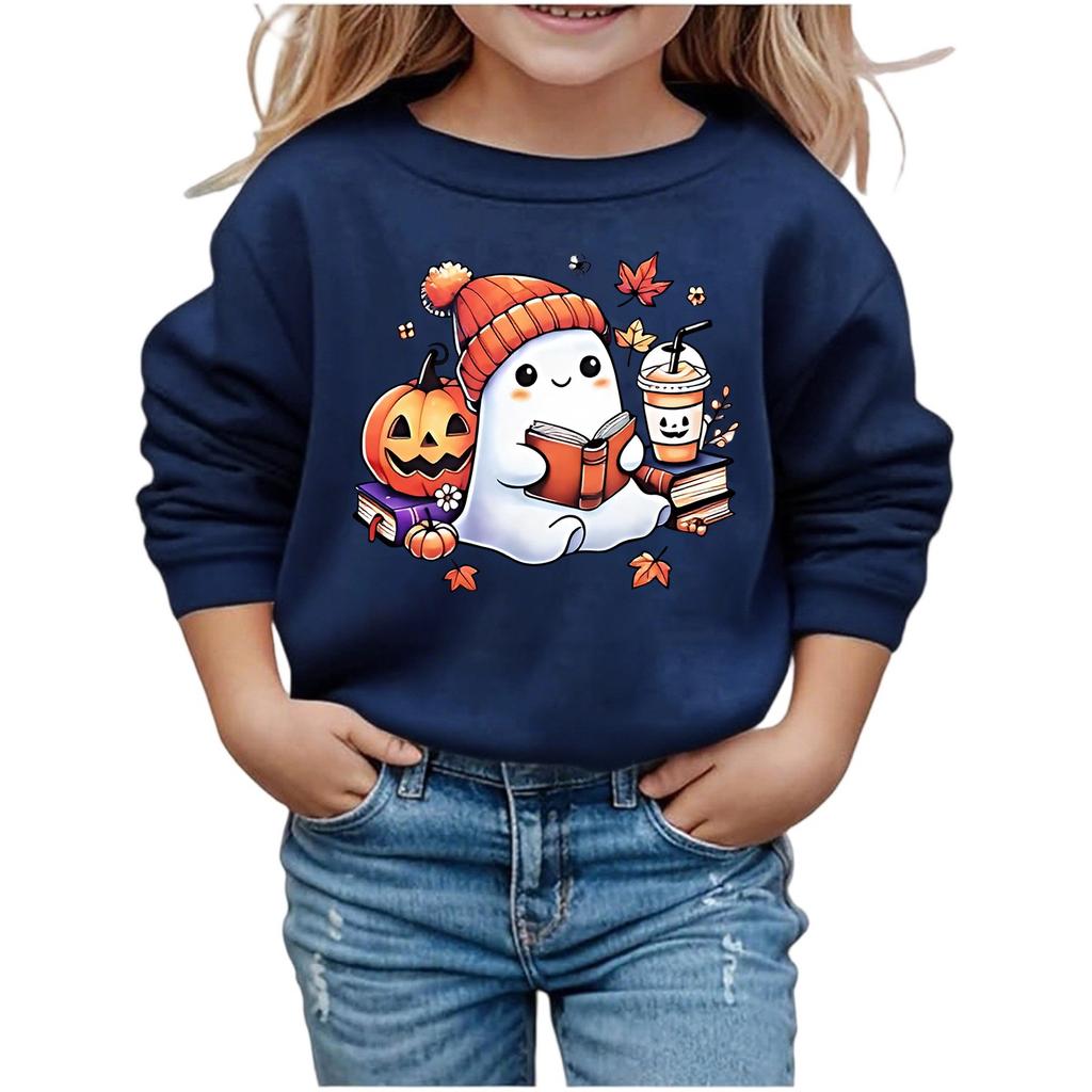 Boys Girls Child Fashion Daily Versatile Casual Crewneck Sweatshirts Daily Long Sleeve Patchwork Top Sweatshirts