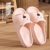 2025 New Cute Bear Non-Slip Summer Slippers for Women & Men - Wear-Resistant Indoor Bathroom Shower Shoes