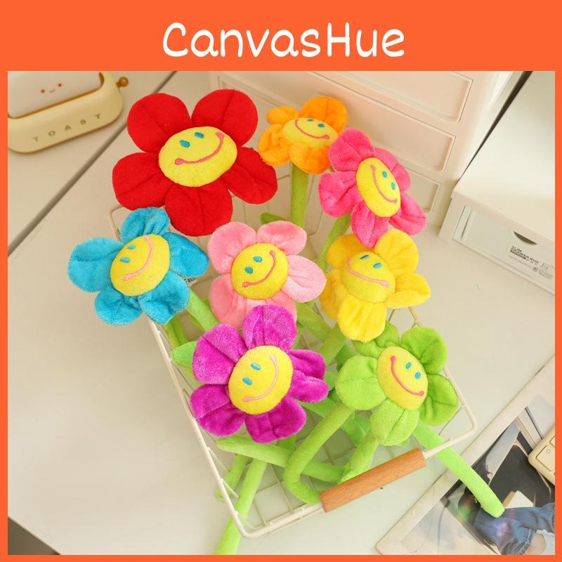 Sunflower Smiling Plush Toy Cartoon Doll Children Room Decoration Festival Gift