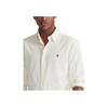 Polo Ralph Lauren FW23 Pony Embroidered Single-Breasted Long Sleeve Shirt Men shirts White MNPOWOV16820898-101