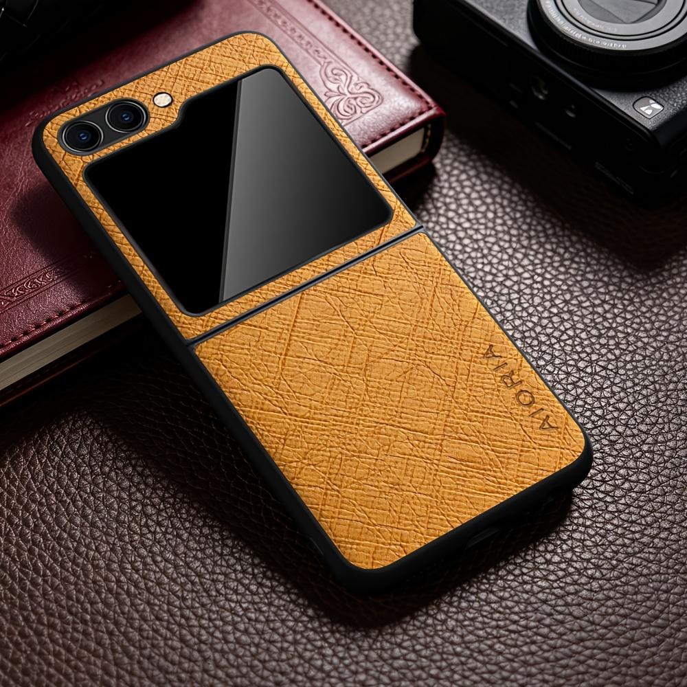 Phone Case: Minimalist Luxury Style Phone Case for Samsung for Galaxy Z Flip 8 7 FE 6 5 4 3 Scratch-resistant Protection for Galaxy Z Flip8 Case
