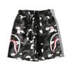Pantaloncini Casual Bape Shark Camo da Uomo Estivi da Spiaggia Board Shorts a 5 Tasche Pantaloncini da Campo Streetwear