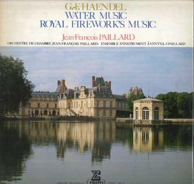 LP Record JEAN FRANCOIS PAILLARD, ORCHESTRE D - Handel: Suite "Water Music" / "Musi ERX3 ERATO 1977 Japan Classical Used