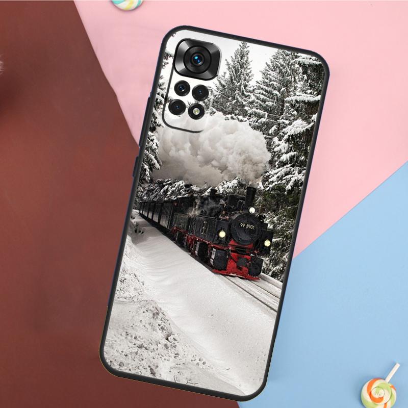 

Vintage Steam Train Railway Cover For Xiaomi Redmi Note 13 Pro 14 12 11 9 10 9S 10S 11S 12S Redmi 14C 10C 12C 13C Case Redmi 13 4G