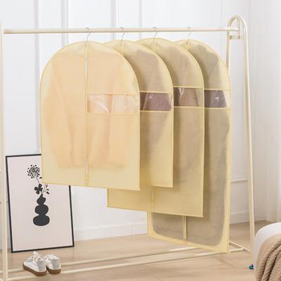 Garment Bag Dustproof Clothing Cover with Transparent Window Zipper Closure Closet Organizer Coat Suit Dress Hanging Bag