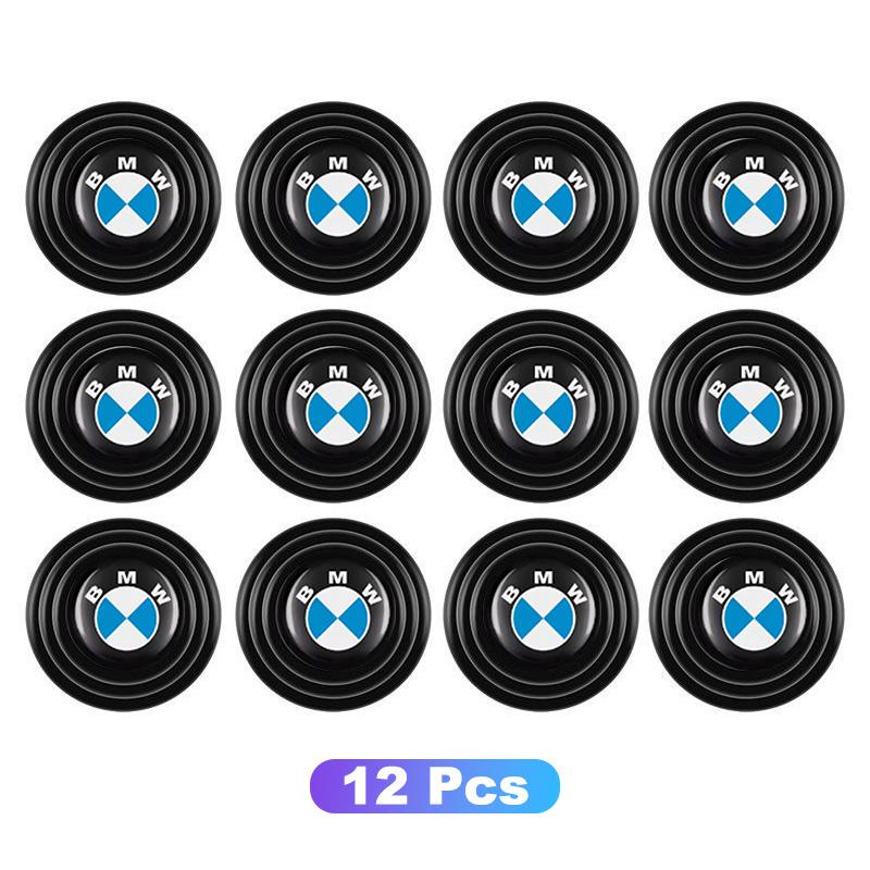 TWDG8 Car Door Shock Absorber Pads Buffer Bumper Anti-collision Shock Absorbing Gasket For BMW M E46 E90 E60 F30 F10 E39 Car Keychain