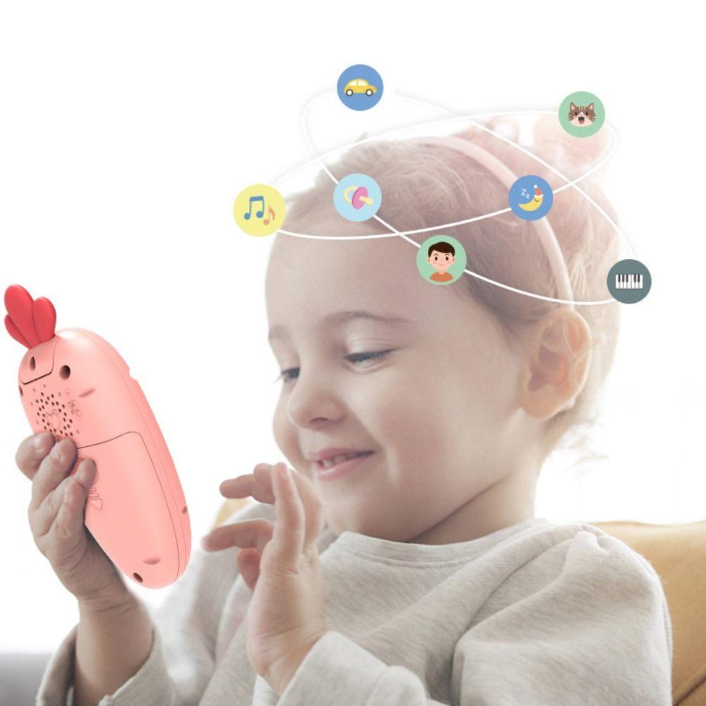 Simulation Phone Electronic Baby Cell Phone Toy Voice Toy Control Music Sleeping Toy  Kids Toys