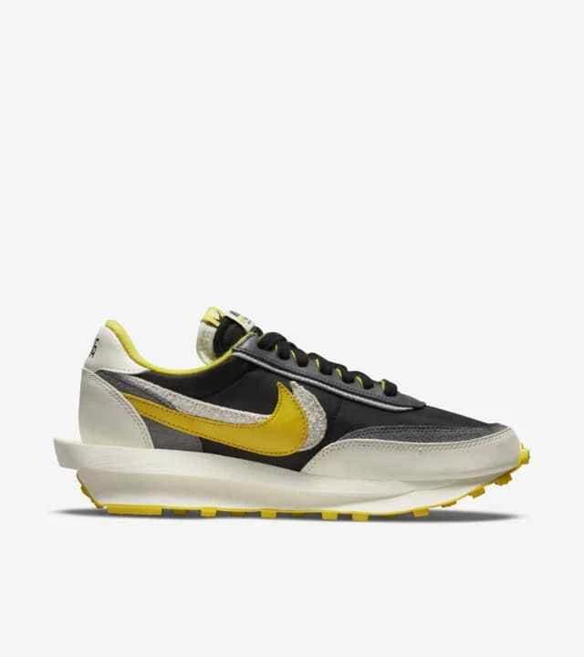 DJ4877-001 UNDERCOVER Sacai Nike LD Waffle Black Sail-Dark Grey-Bright Citron