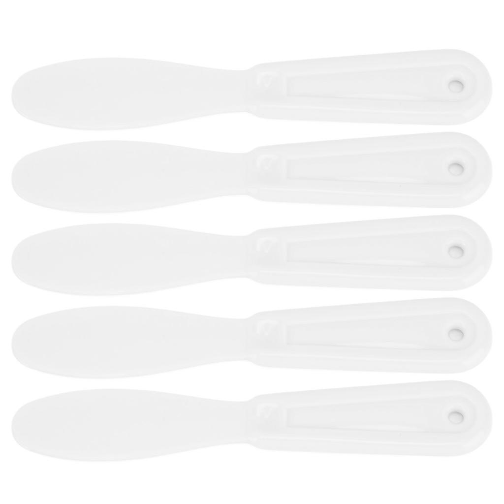 5Pcs Plaster Spatula Ergonomic Soft Touch Labor Saving Wear Resistant Mixing Stirring Spatula for