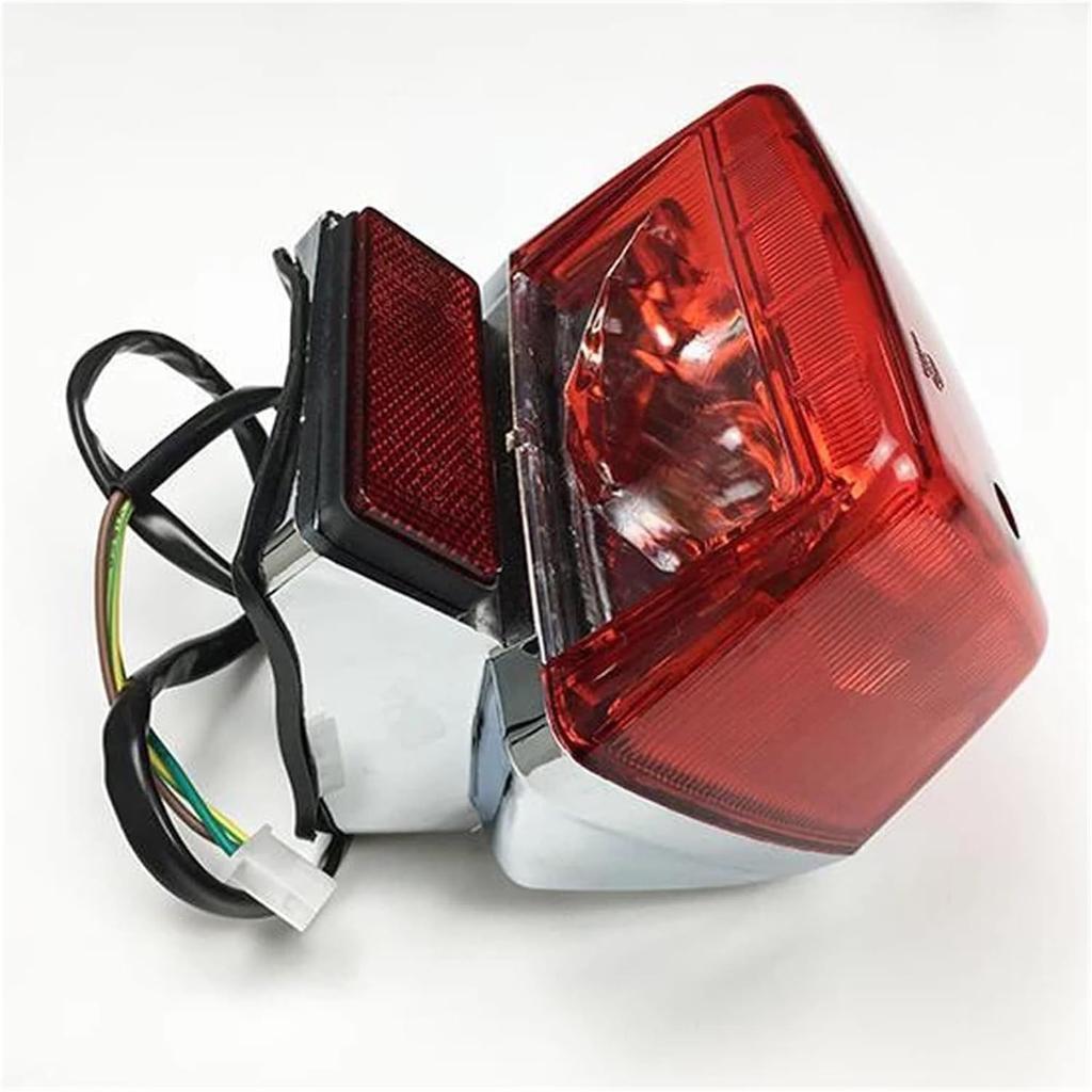 VrAre Motorbike Tail Light Motorcycle Tail Light for Suzuki for Haojue GN125F GN125-2A HJ125-8 GN150 Rear Brake Stop Lamp Red Lens Taillight