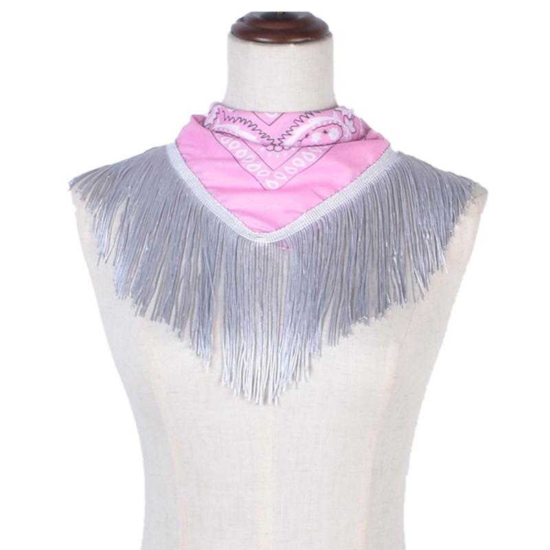 Cowgirl Bandanas Quasten Halstuch Bandanas Frauen Junggesellinnenabschied Bandanas Mode Cowgirl Junggesellinnenabschied Fransen Bandanas