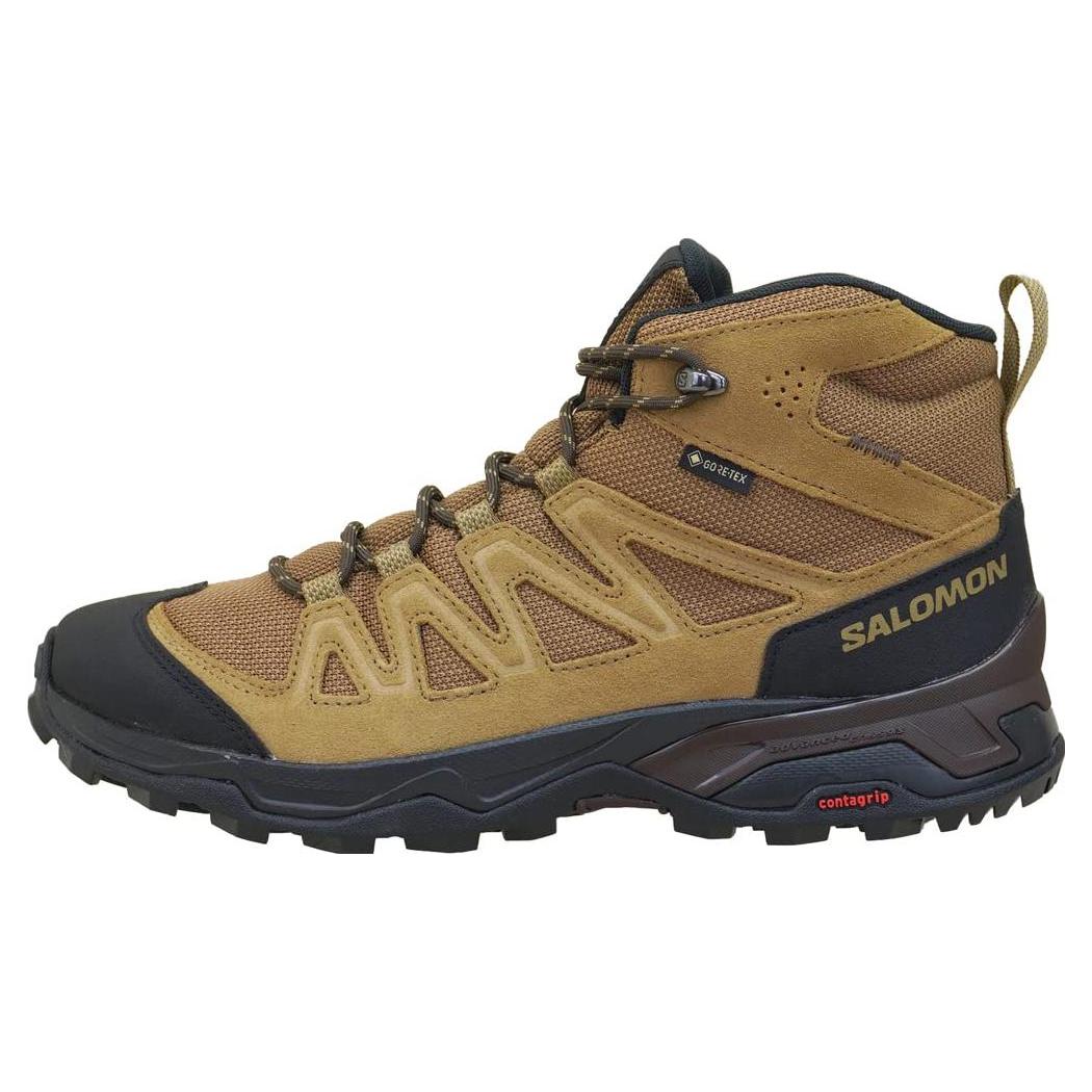 

New SALOMON X Ward Cushioning Mid-Top Outdoor Shoes Men s Burnt Earth Tone 471818 41