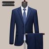 Men's Slim Fit Wool Suit Set for Spring 2025: Business, Wedding, or Banquet Tuxedo, Perfect for Father's Outfit.