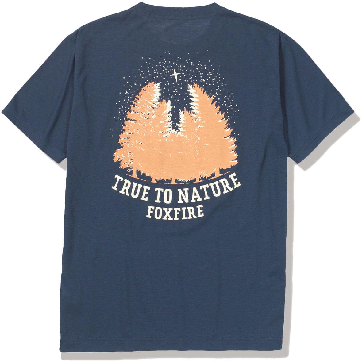 

Foxfire Military [5215501] [-3°C] [Kokage Shield] [Влагоотводящий, быстросохнущий] [Защита от УФ] C-Shield Laforet Футболка с коротким рукавом мужская темно-синяя