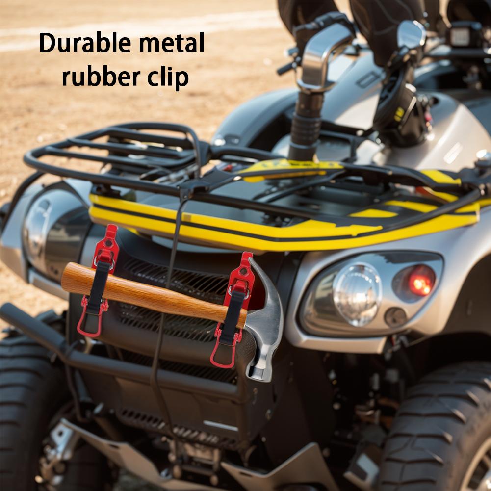 4 PCS Shovel Mount Metal Rubber Shovel Holder Clamp Wall Mount Kit Quick Release Axe Bracket for Roof Rack Boats Equipment Axe