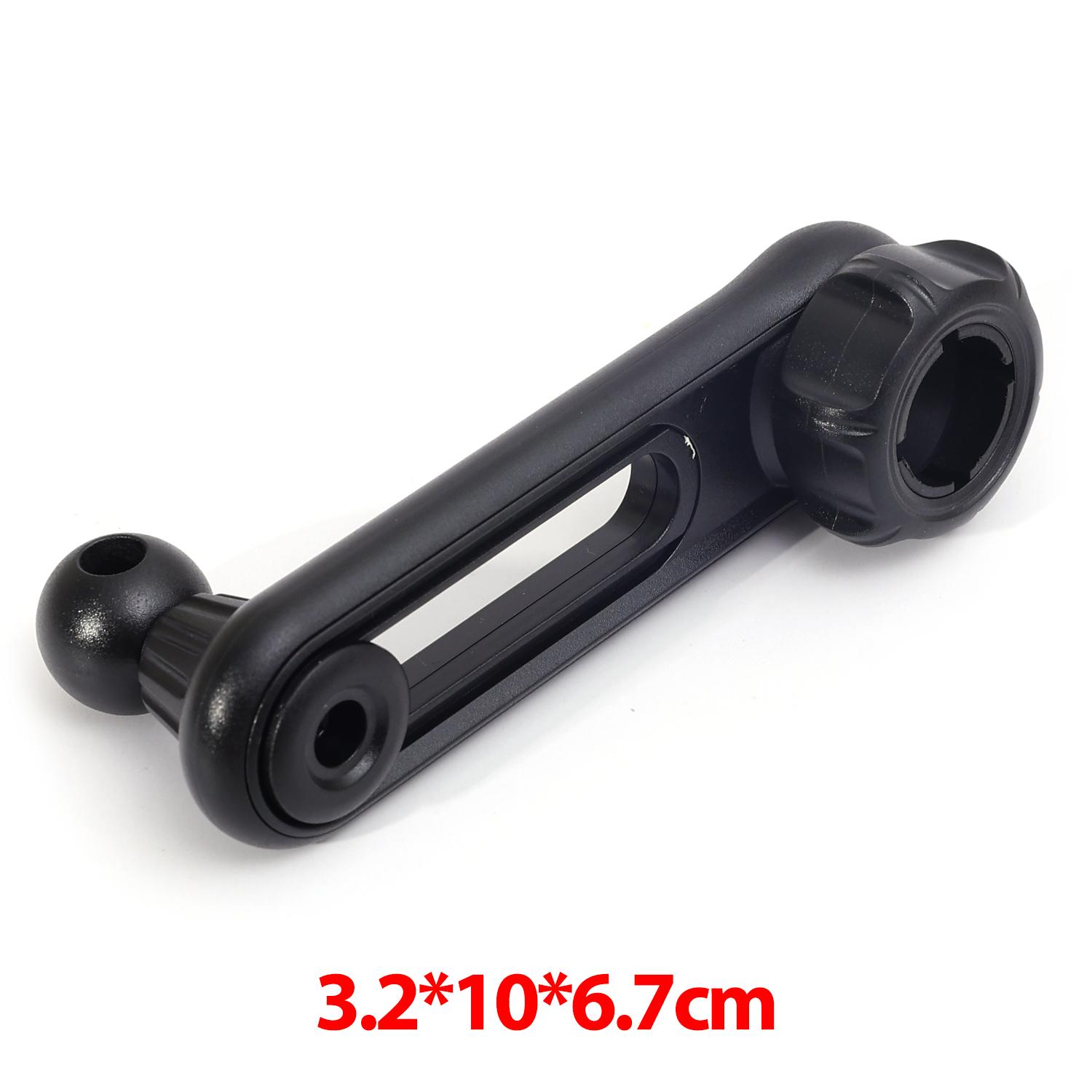 

Car Ball Head Phone Mount Rotating Adjustable Universal Navigation Car Mount Extension Pole Adapter Accessory 17mm Ball Heads чёрный