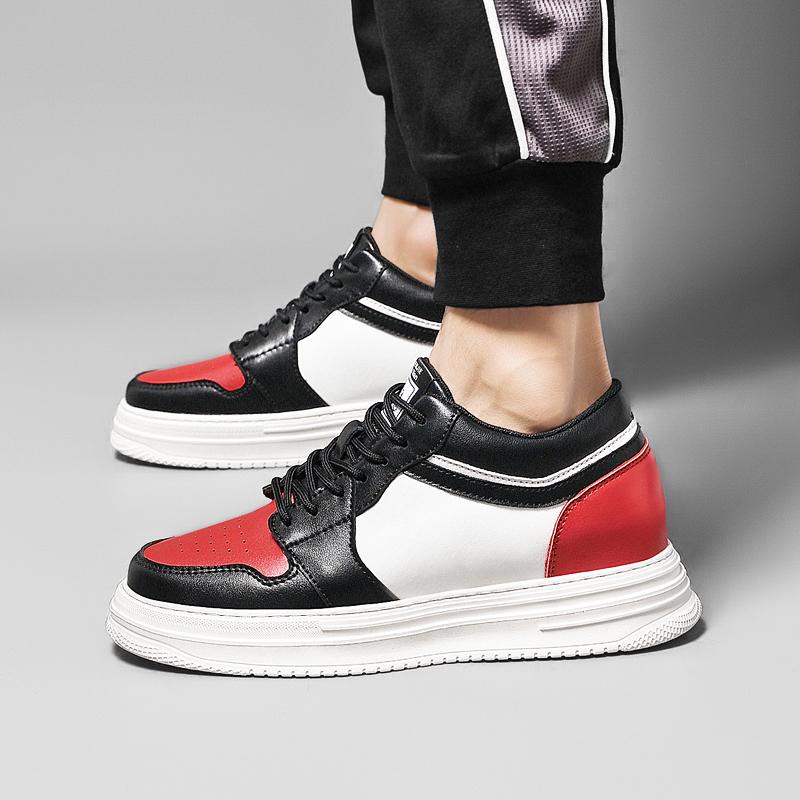 Man Sneakers  Men Elevator Height Increase Insole 6cm  Sports Plus Size 36-43