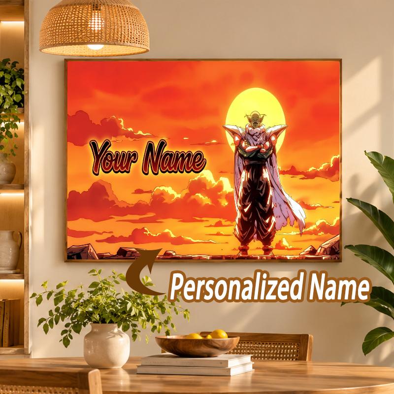 Piccolo Custom Name Diamond Painting Personalized 5D Full Drill DIY Diamond Art Home Decor