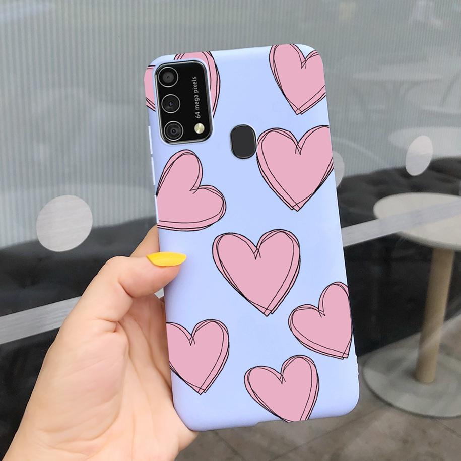 For Samsung Galaxy M31 M21s Case 2020 Couple Love Heart Phone Cover For Samsung M31 Prime SM-M315F M 31 M 21s Soft Case 6.4 Inch