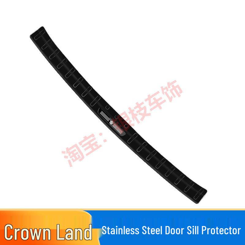 Toyota Crown Lu Fang Door Sill Strips & Trunk Protector Stainless Steel Modification Kit