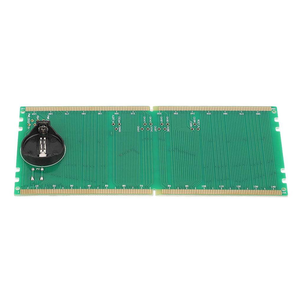 DDR5 RAM Memory Slot Tester Card with LED Lights Portable for PC Motherboard RAM Memory Maintenance