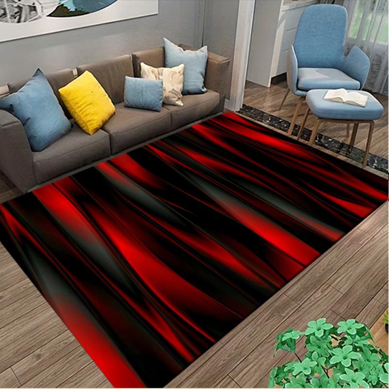 [Football Club Printed Carpet] Non-slip Office Rug, Cozy Area Carprt for Living Room Use, Soft Home Sofa Chair Mat