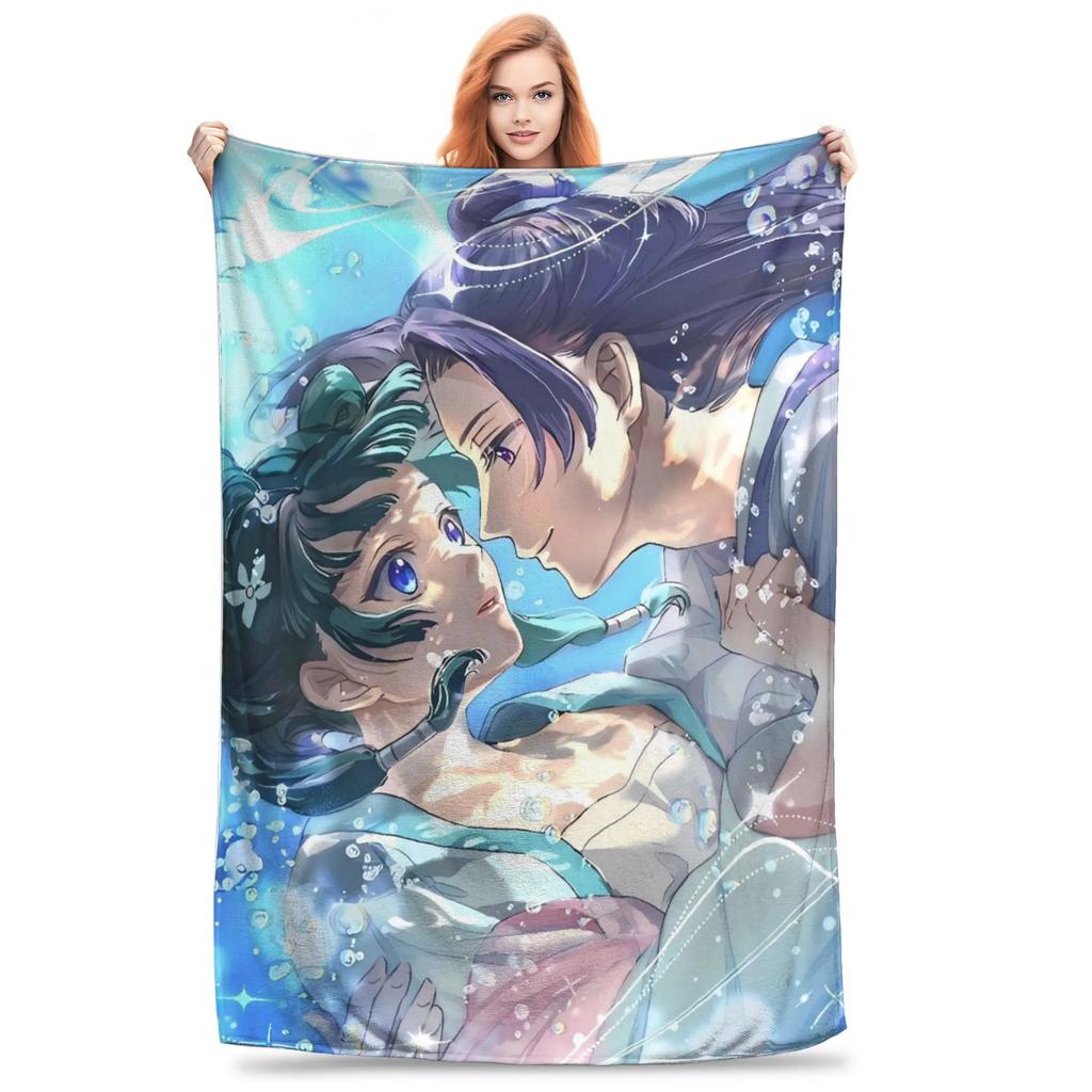 Super Warme Decke The Apothecary Diaries Maomao Aufdruck für den Winter Perfekt für Couch Sessel Sofa Bett Kinderfreundlich