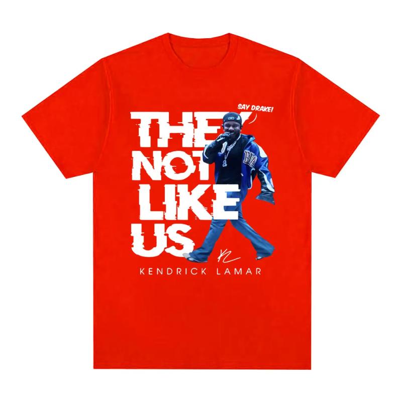 Kendrick Lamar Say Drake They Not Like Us T Shirts Unisex Women High Quality Fashion Hip Hop Oversized T Shirt Cotton Tshirts