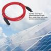 2 Stück 12AWG 4mm² Solarmodul Verlängerungskabel Schwarz Rot Solaradapter Verlängerungskabel mit Buchse Stecker 1000V