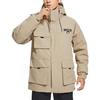 Li Ning Sports Life Collection Down Jacket Men's Gray Leaf Green AYMS317-3
