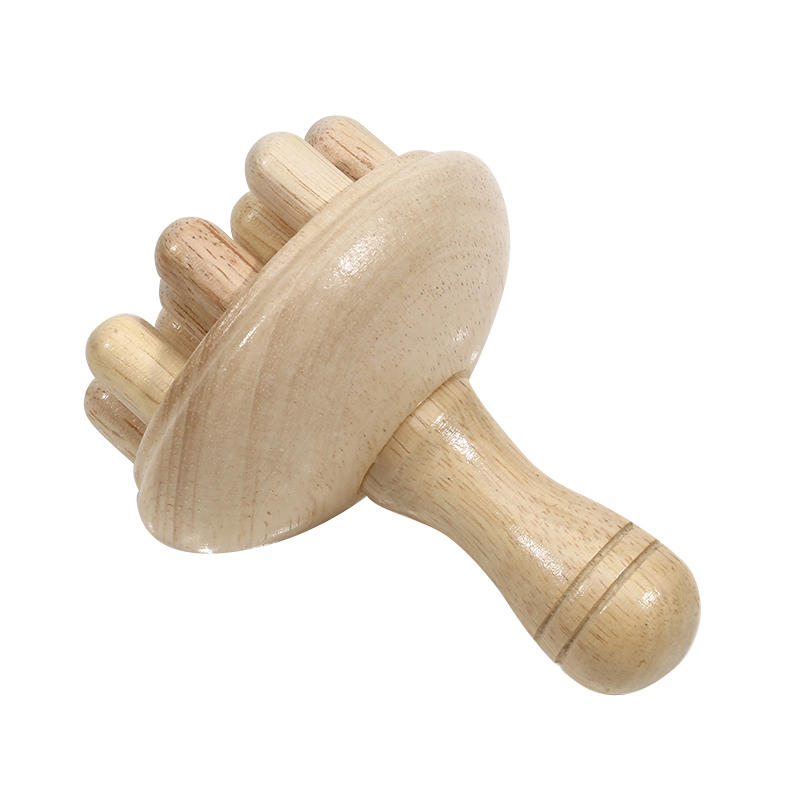 Wooden Mushroom Massager Manual Massage Tool Wood Mushroom Massage Tools Muscle Tension Local Fat Gua Sha 1/2/3/4/5PCS