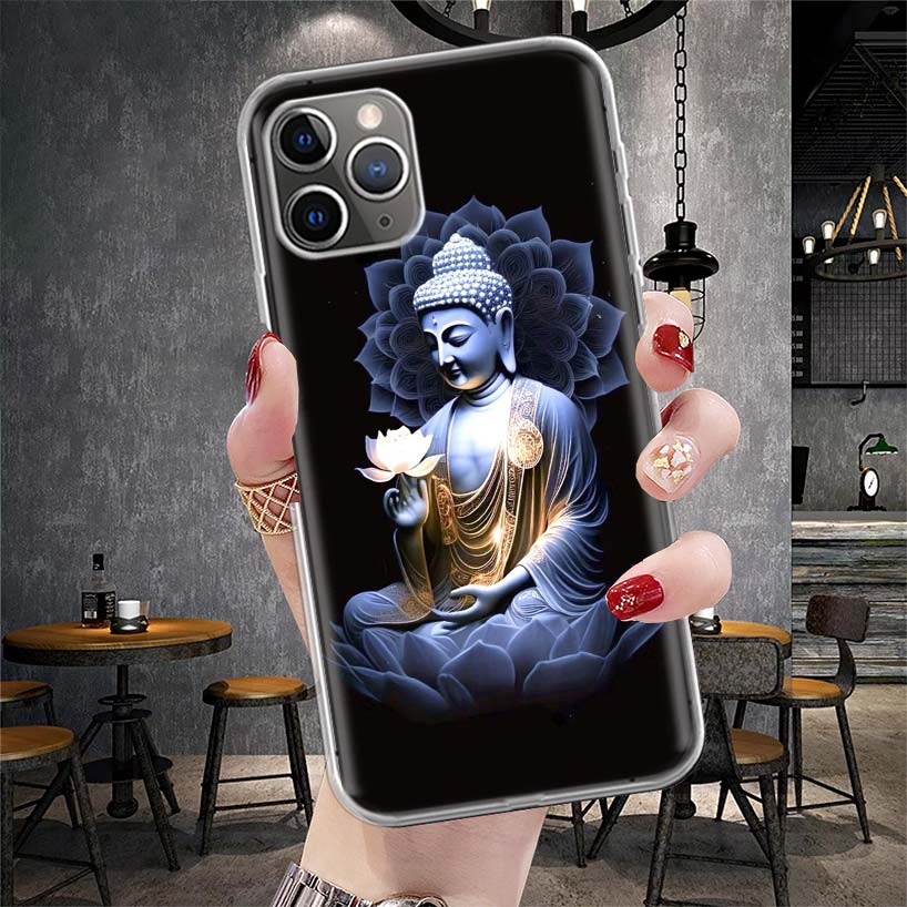 Gautama Buddha Budha Belief Soft Phone Case For IPhone 11 17 Air 16E 16 Pro Max 15 + 14 Plus 13 Mini 12 Apple 7 SE 8 Fundas Coqu