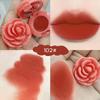Creative Rose-Shaped Matte Lipstick, Velvet Mousse Lip Clay Long-Lasting Lightweight Matte Makeup Effect for All Skin Types