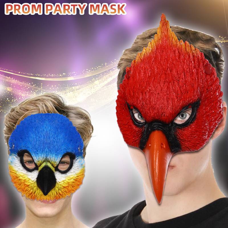 Maschera Testa di Uccello Costume Cosplay Accessorio Con Materiale Espanso Per Carnevale Spettacoli Teatrali