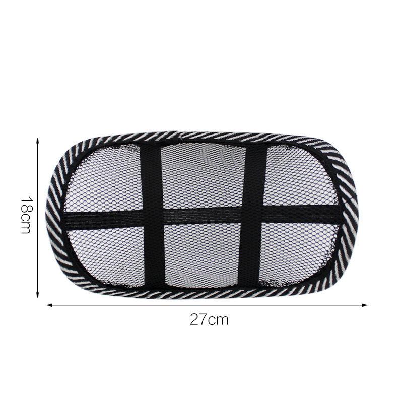Coussin de Support Lombaire Universel en Soie Glacée - Respirant, Coussin de Siège Frais pour Voiture
