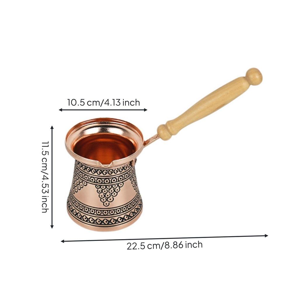 Türkische Kaffeekanne Herdplatte Cezve Ergonomisch für Zuhause Cafe