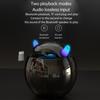 Bluetooth Speaker Audio with LED Digital Alarm Clock Music Player Wireless Ball Shape Clock Speaker Little Devil Speaker Dual Alarm Clock