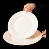 NHZHIW Moonlight Series White Porcelain Dinner Plate