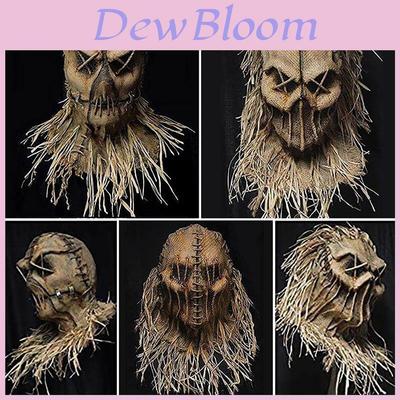 Scary Brown Latex Old Man Mask For Halloween Parties Funny Costume Headgear