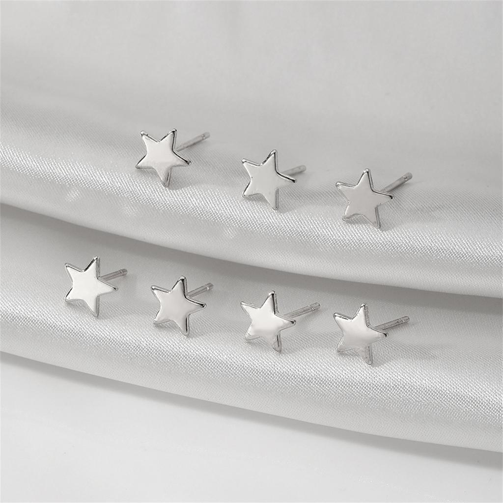 Set de cercei cu stea strălucitoare Bijuterii la modă pentru urechi pentru femei și fete Bijuterii de modă hipoalergenice Perfect pentru glam de zi cu zi