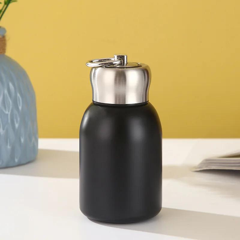 1Pc 300ml Insulated Stainless Steel Travel Mug, Keeps Drinks Hot or Cold for Hours, Perfect for Camping & Travel