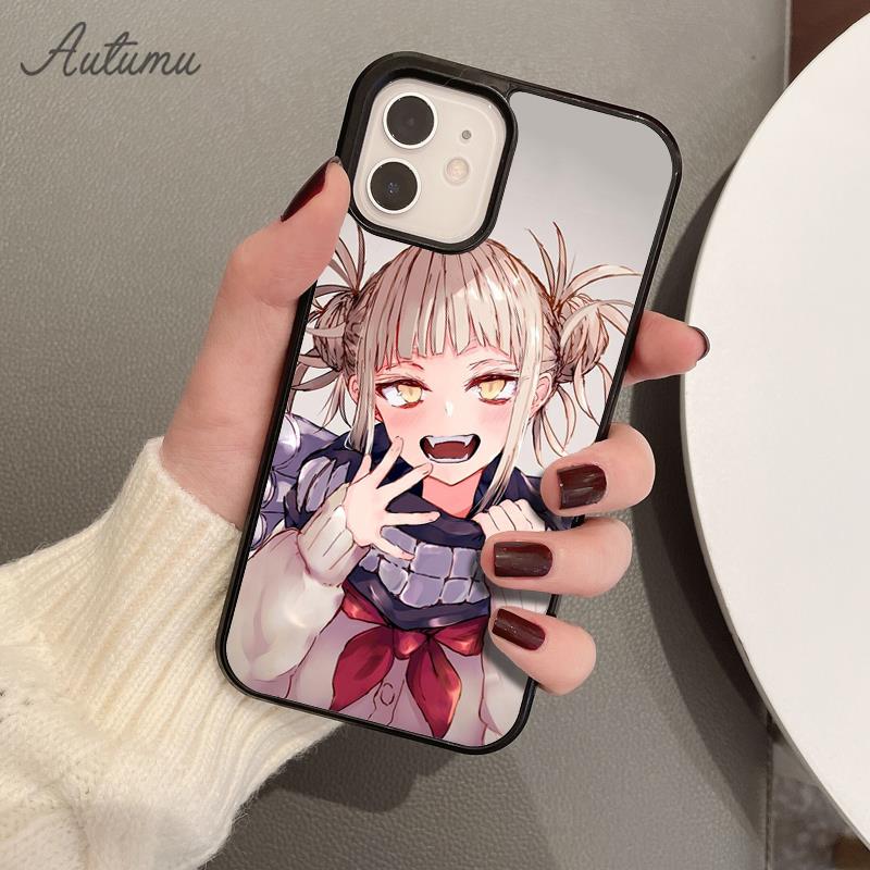 Himiko Toga Manga Phone Case for iPhone 11 12 13 14 Pro Max Mini X XR XS SE 2020 6S 7 8 Plus Samsung Galaxy S21 S22 Cover Shell