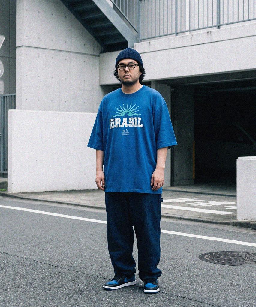 MODERMENT Real Overfit Brazil Short Sleeve T-Shirt [White]