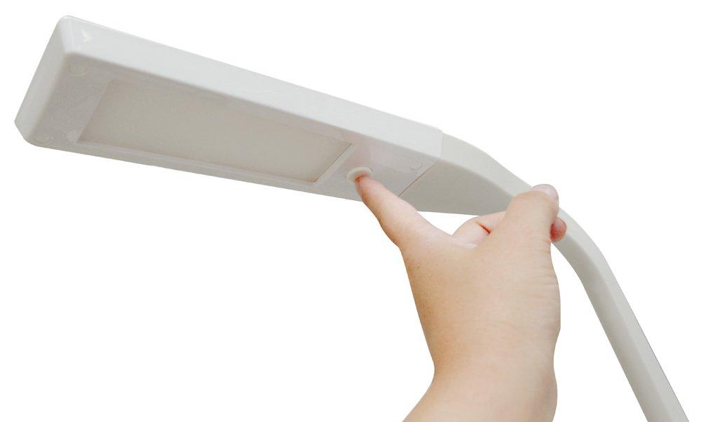 GENTOS LED Desk Light Lumisus S57 [400 Lumens] White DK-S57CWH