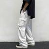 Pantaloni casual da uomo senza scolorimento da indossare ogni giorno Pantaloni casual da lavoro con gamba dritta multitasche anti-pilling Vita quotidiana