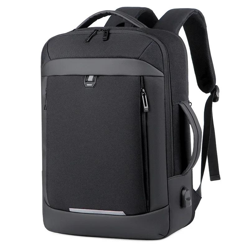 17 Inch Business Laptop Backpack Waterproof Notebook For Men School Book Bag Expandable Multifunction Usb Charging Man Backpacks